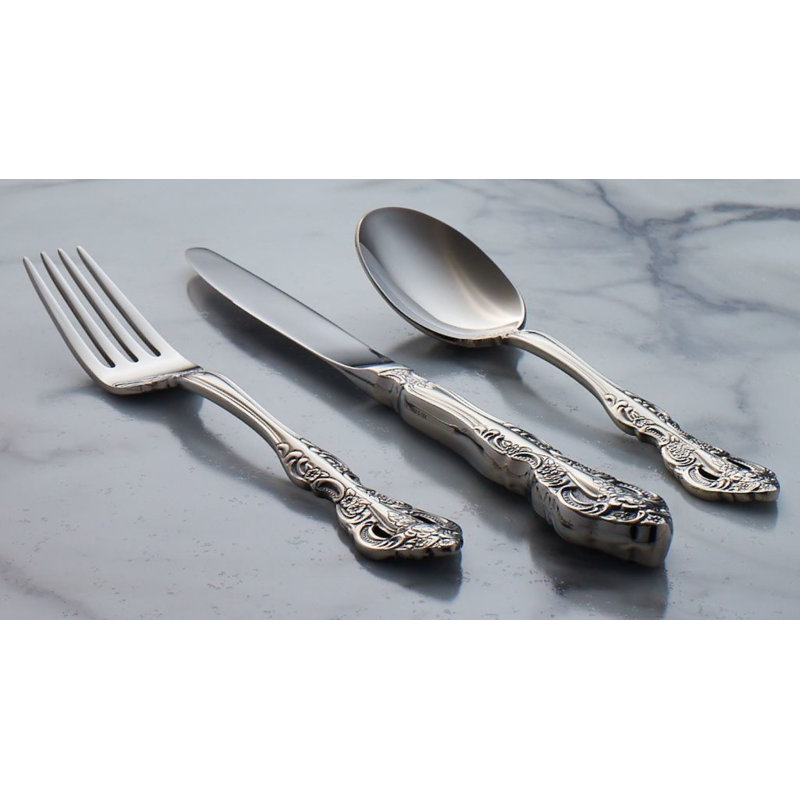 Oneida Michelangelo 45 Piece Fine Flatware Set, Service For 8